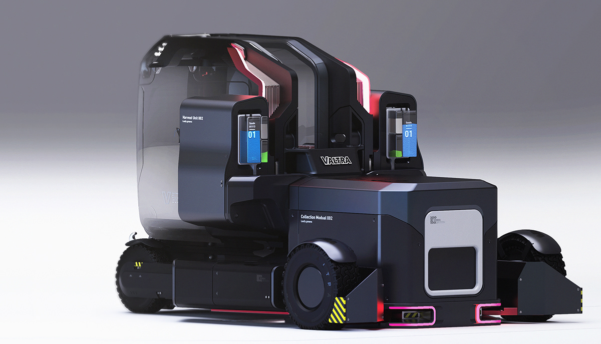 Vertical agricultural tractor，VVFT-001，Design，Tractor，