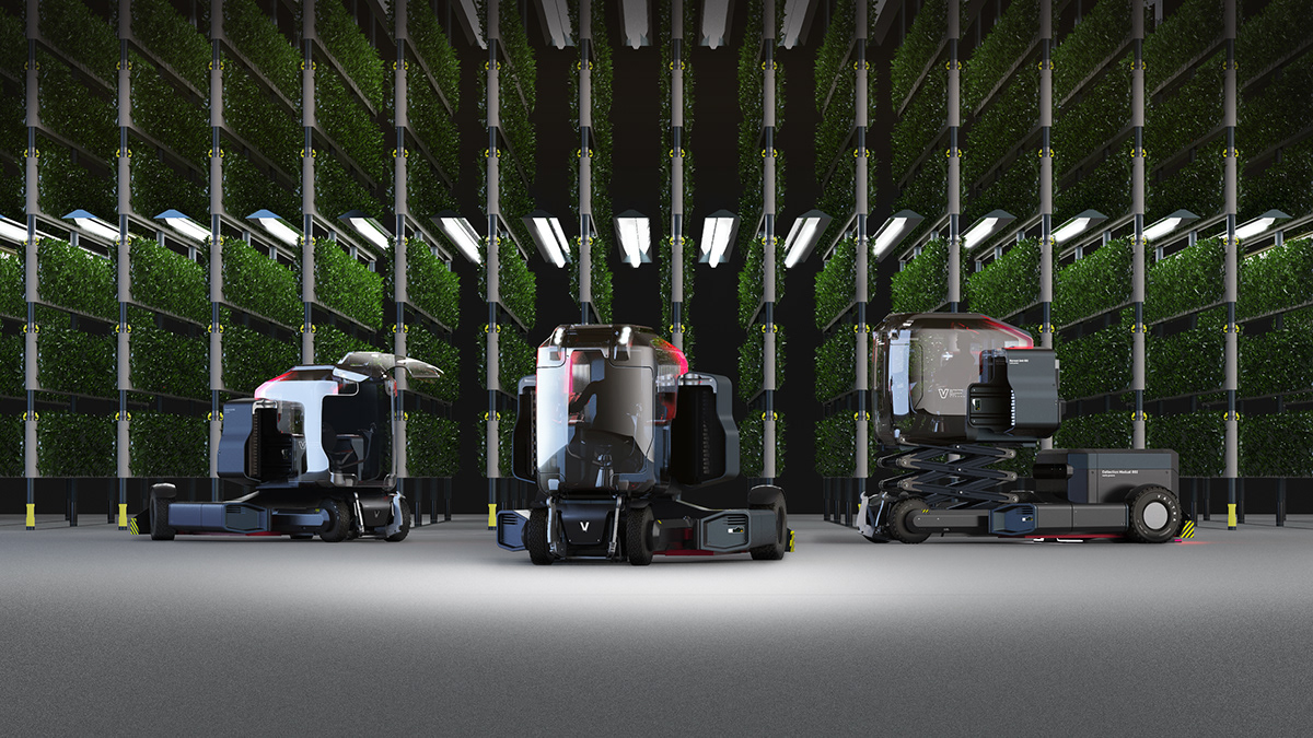 Vertical agricultural tractor，VVFT-001，Design，Tractor，