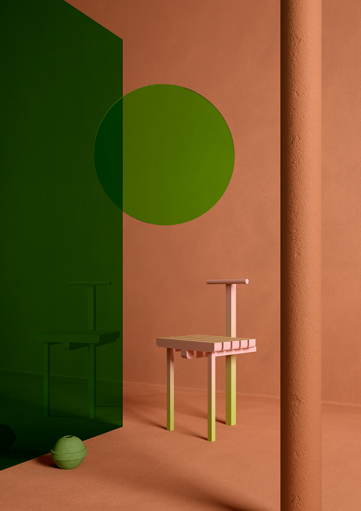 geometry，Stereo splicing，furniture，Interior design，