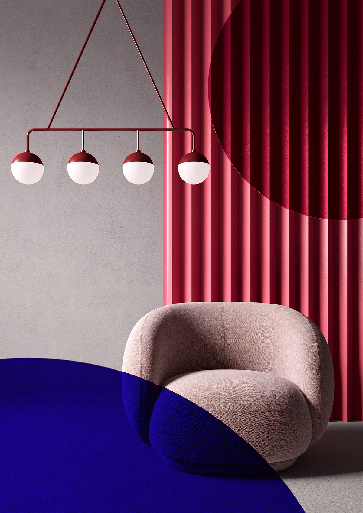 geometry，Stereo splicing，furniture，Interior design，