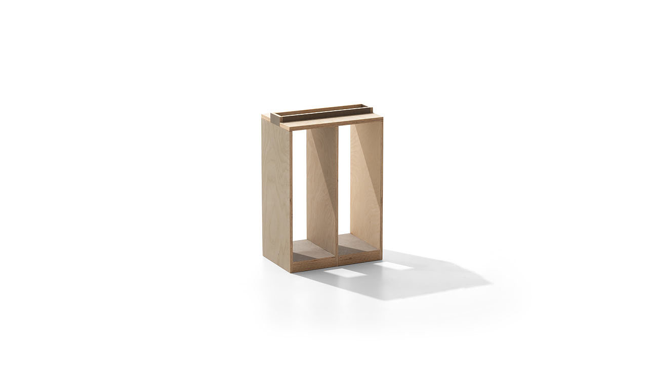 PRINTED，Gradual change，Plywood，furniture，Side table，