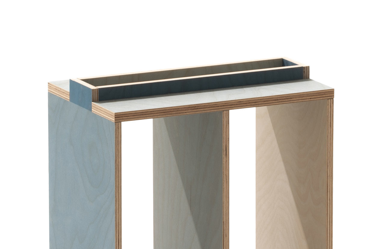 PRINTED，Gradual change，Plywood，furniture，Side table，