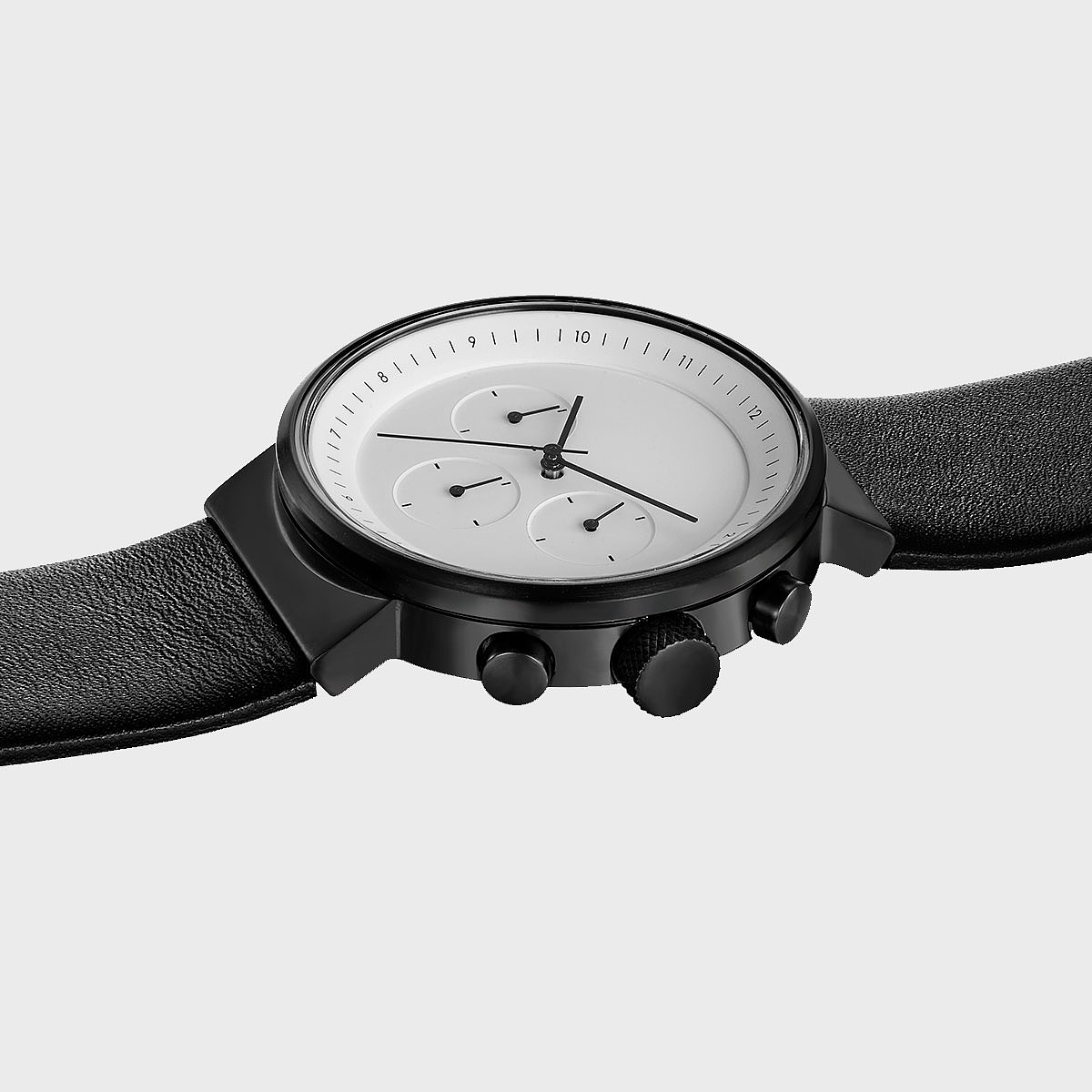 Paused，fashion，black and white，Simplicity，Wrist watch，