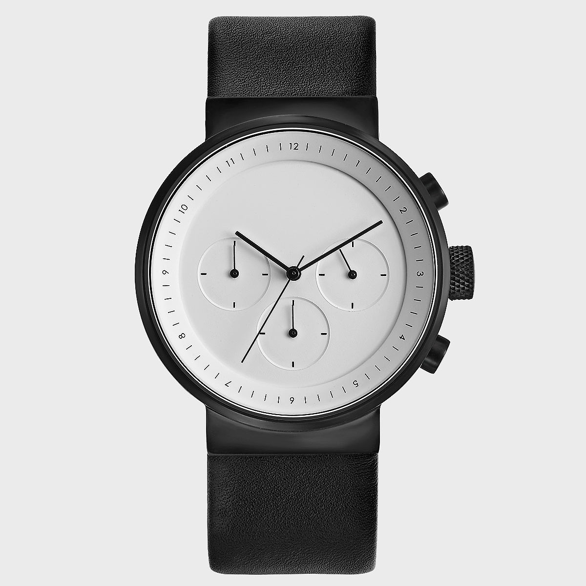 Paused，fashion，black and white，Simplicity，Wrist watch，