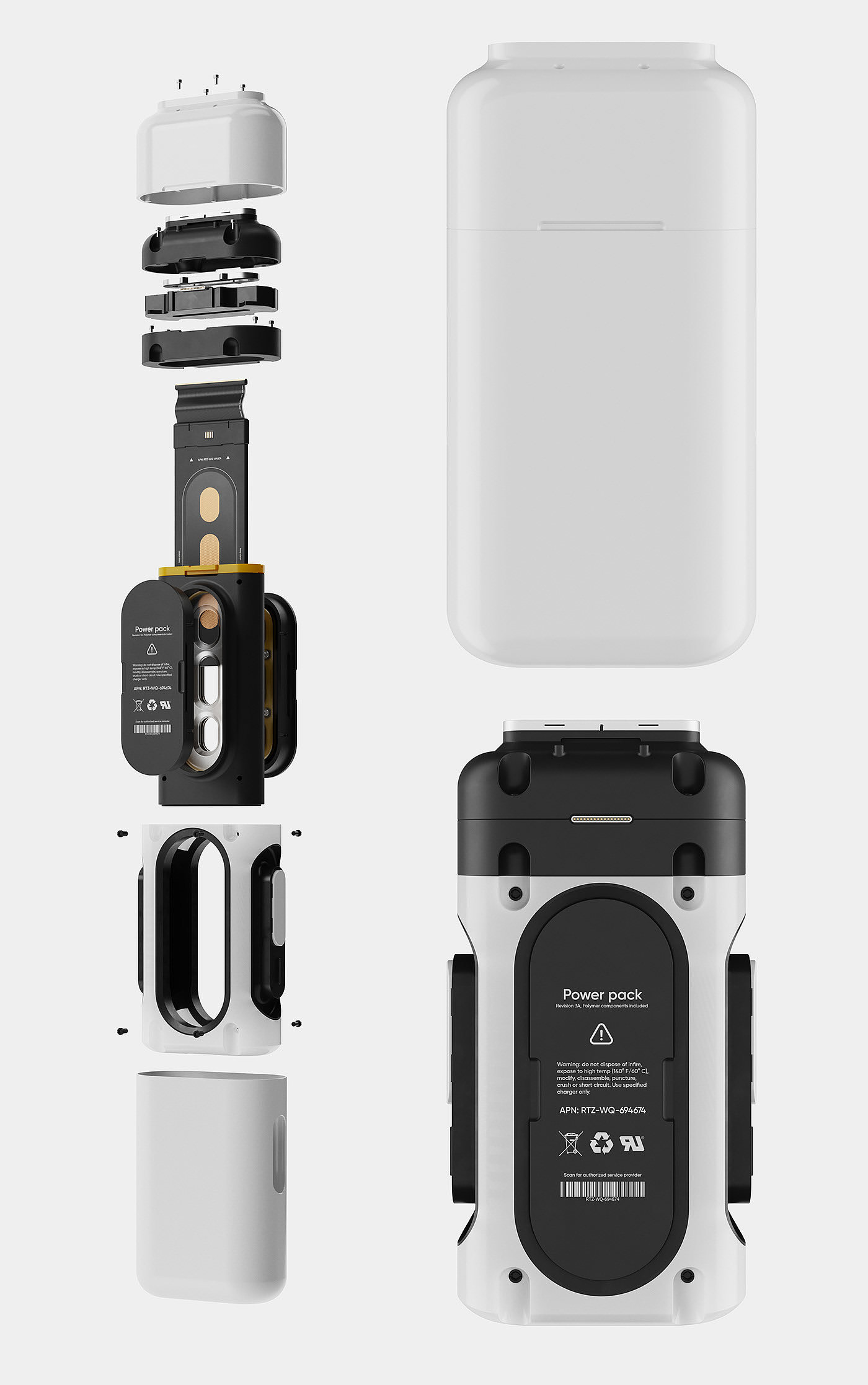 Power components，Battery pack，conceptual design，