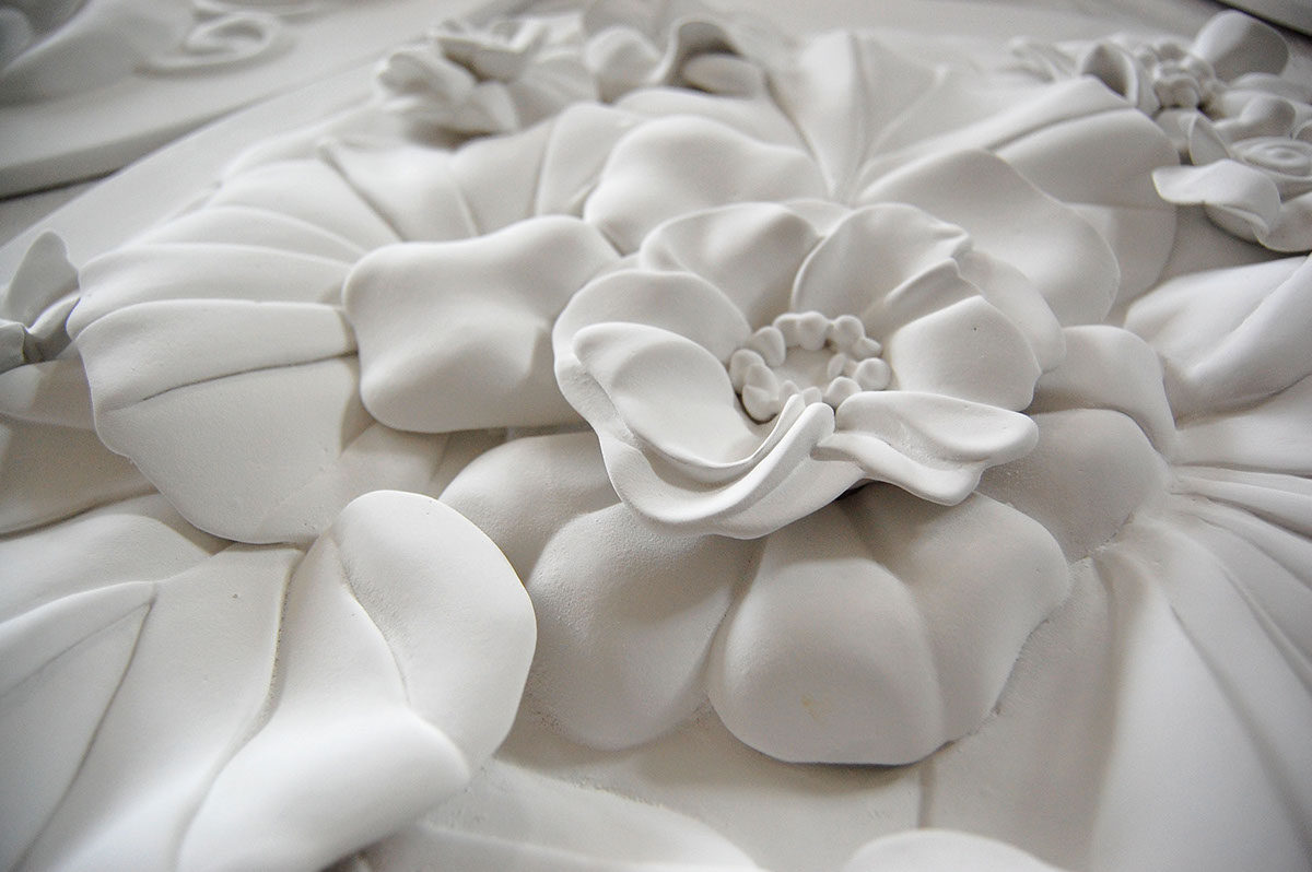 Sculpture，Plaster，Handmade，Interior decoration，