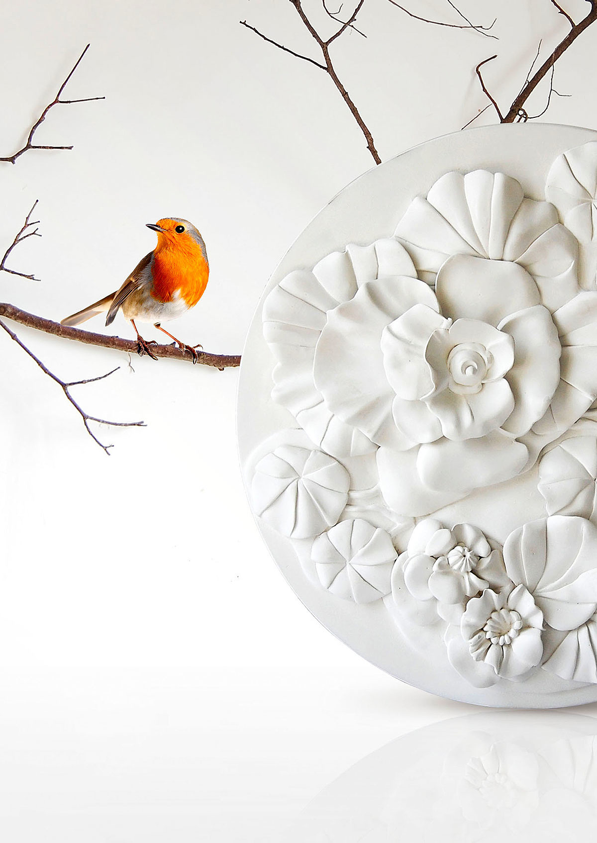 Sculpture，Plaster，Handmade，Interior decoration，