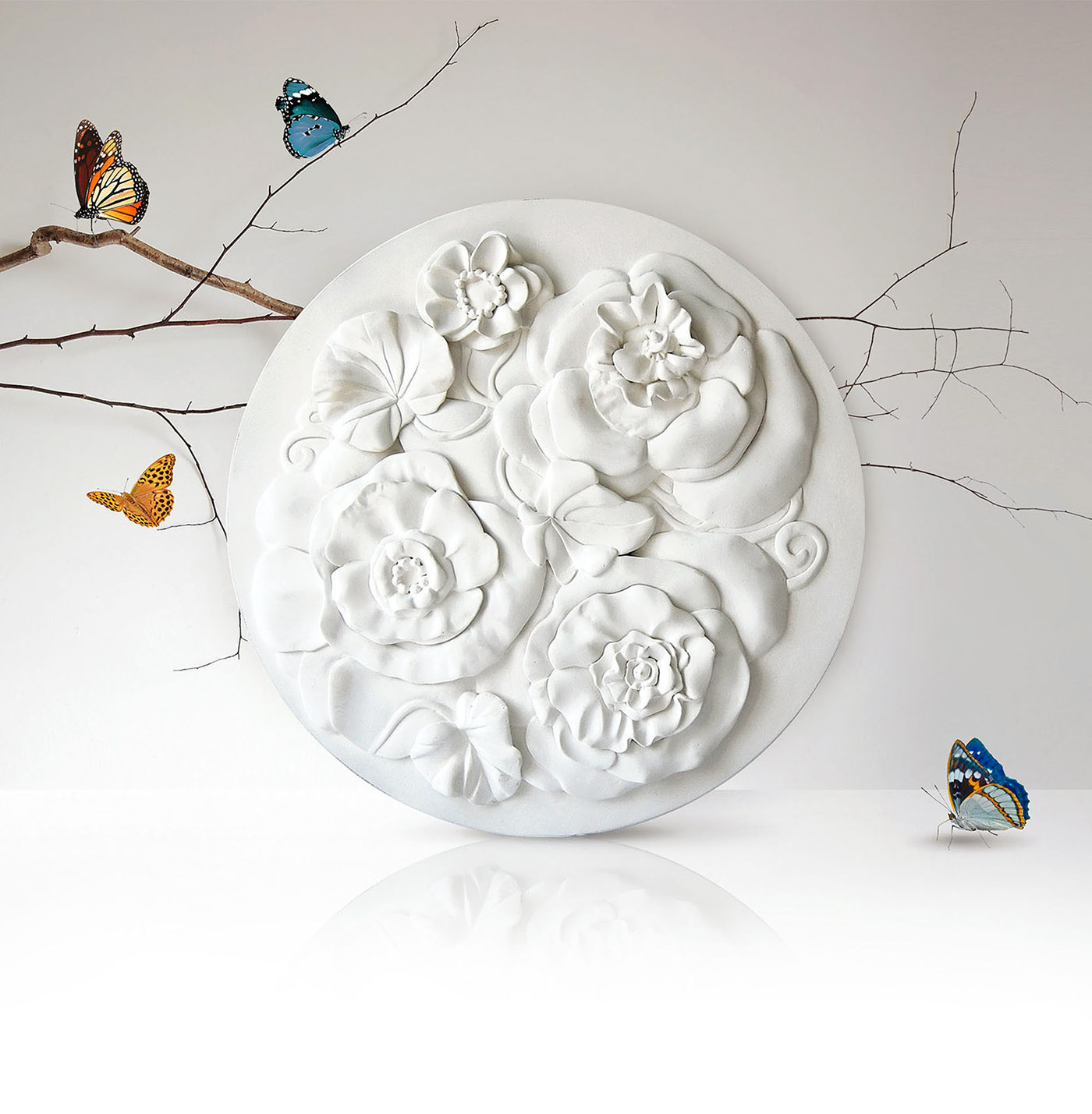 Sculpture，Plaster，Handmade，Interior decoration，