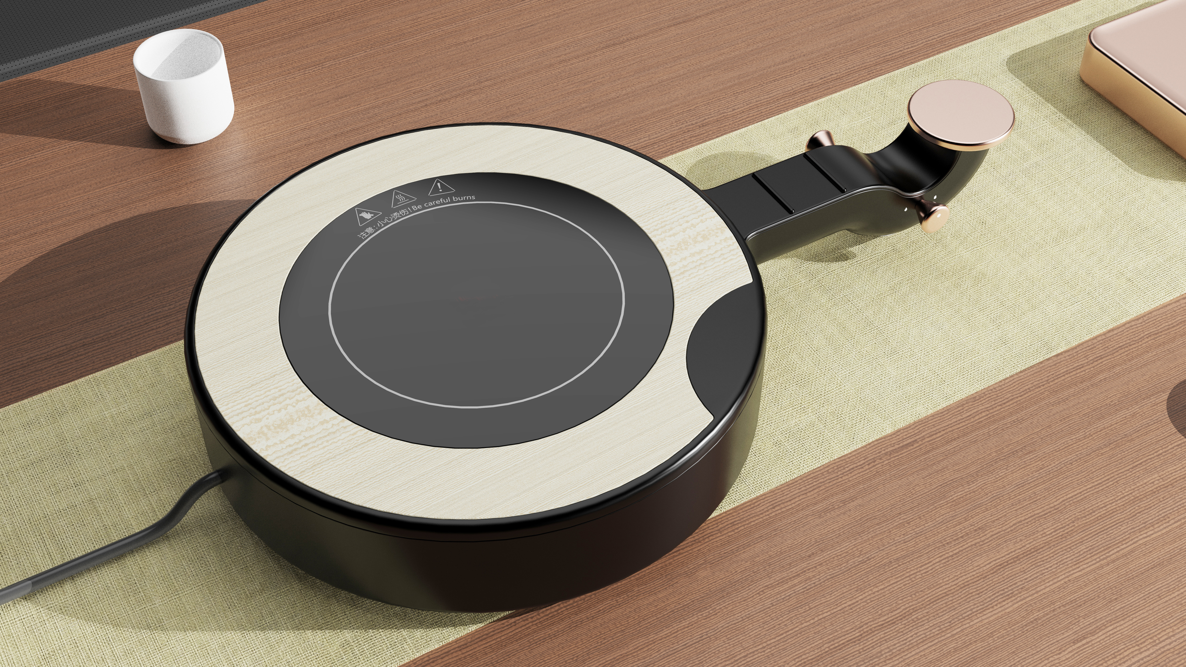 Radiant-cooker，Moon Guitar，stove，tea set，Kitchenware，tea culture，Buddhist mood，boil water，