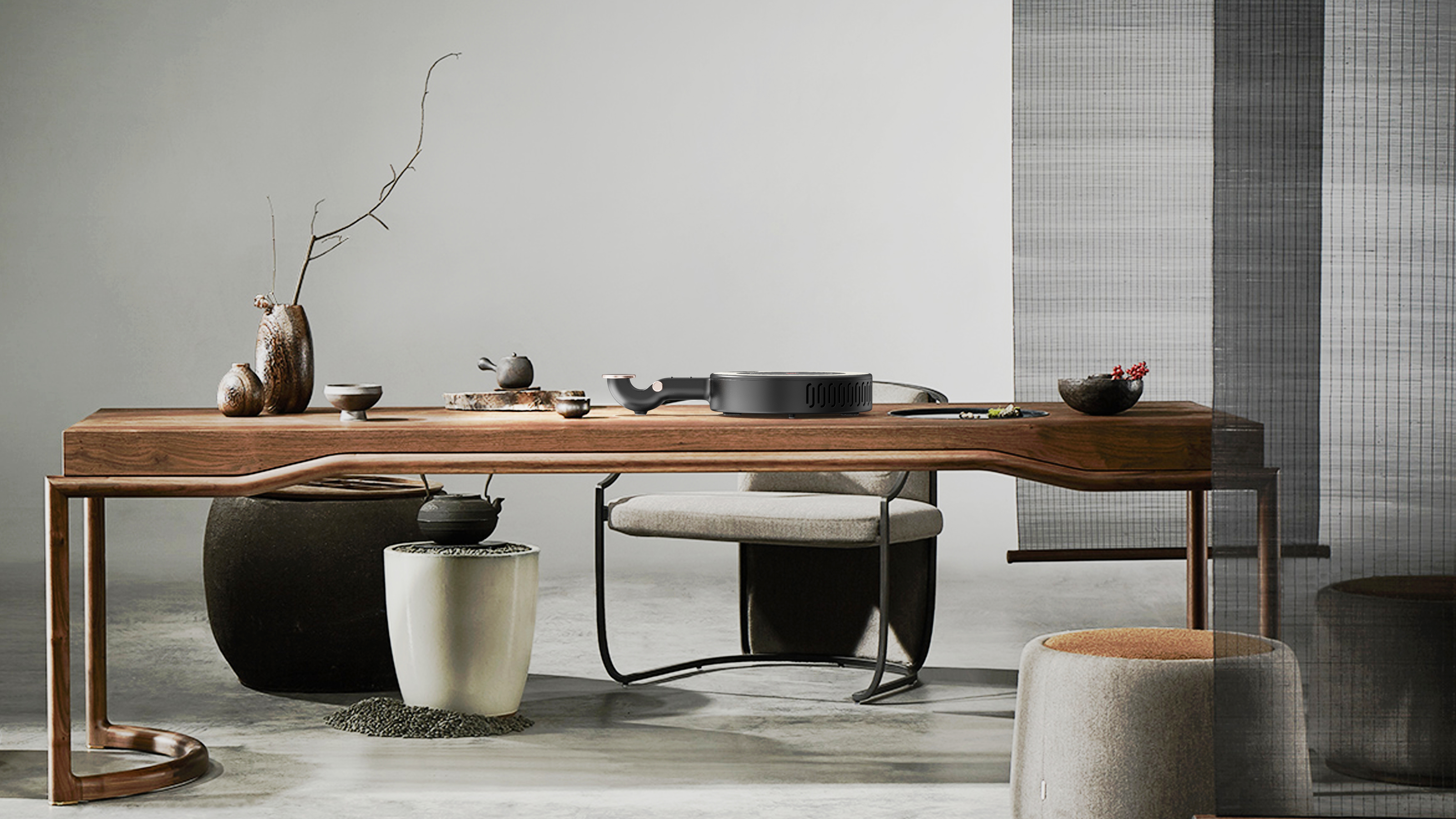 Radiant-cooker，Moon Guitar，stove，tea set，Kitchenware，tea culture，Buddhist mood，boil water，