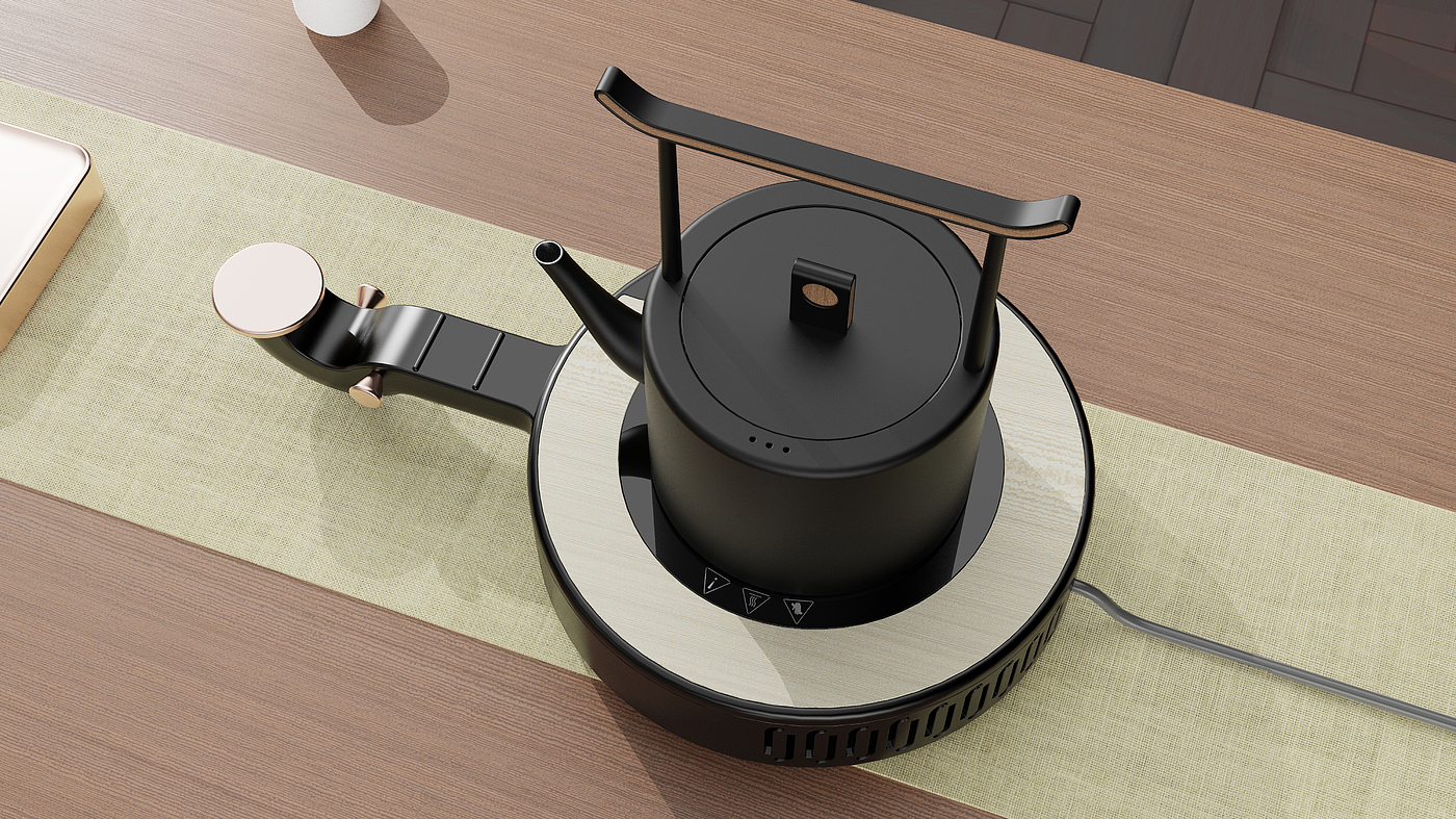 Radiant-cooker，Moon Guitar，stove，tea set，Kitchenware，tea culture，Buddhist mood，boil water，