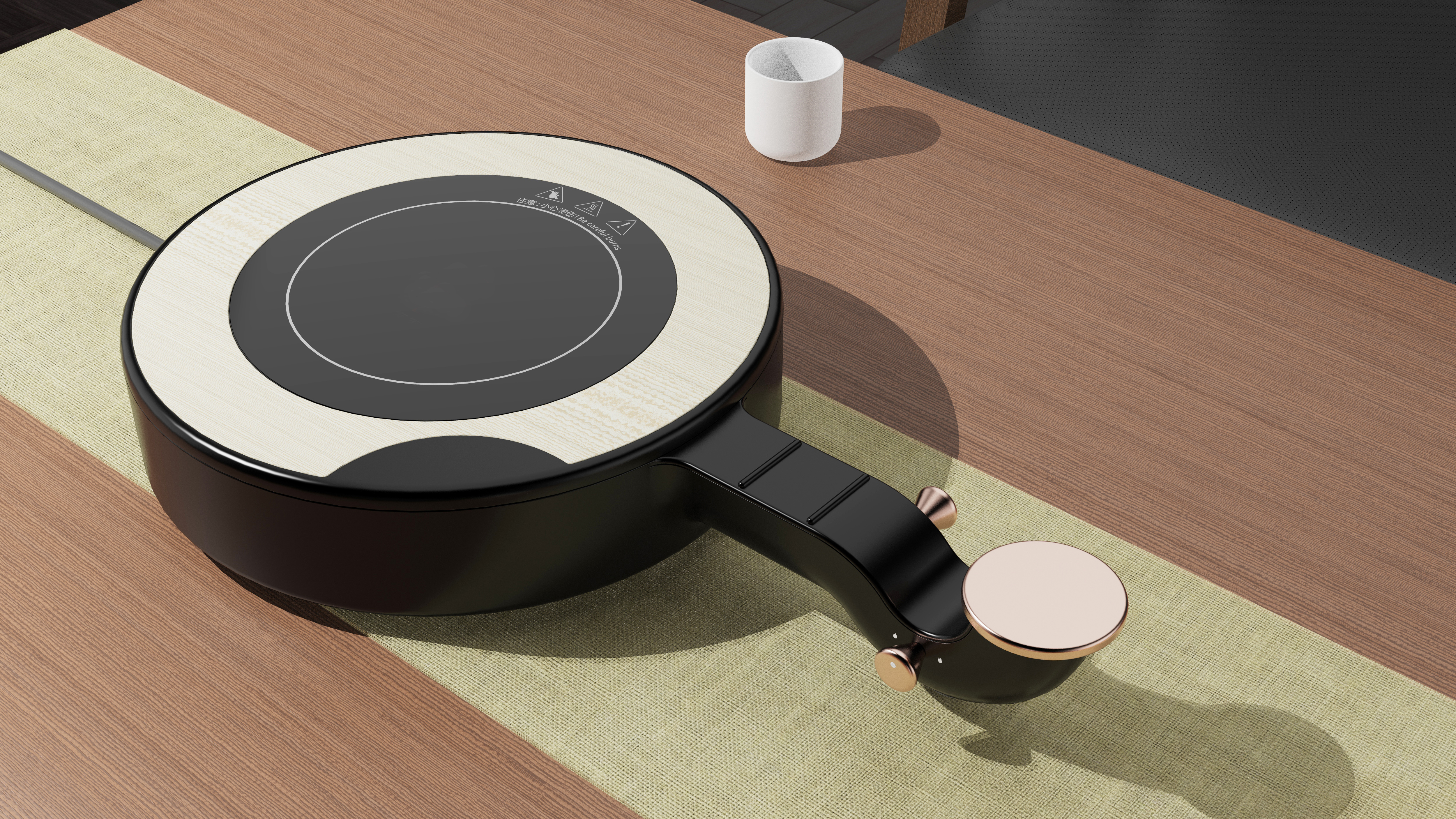 Radiant-cooker，Moon Guitar，stove，tea set，Kitchenware，tea culture，Buddhist mood，boil water，