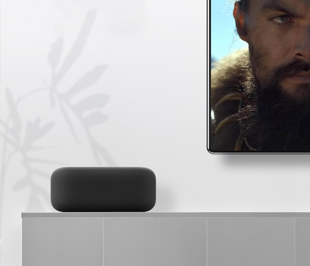 interactive，touch screen，speaker，Apple，HomePod Pro，