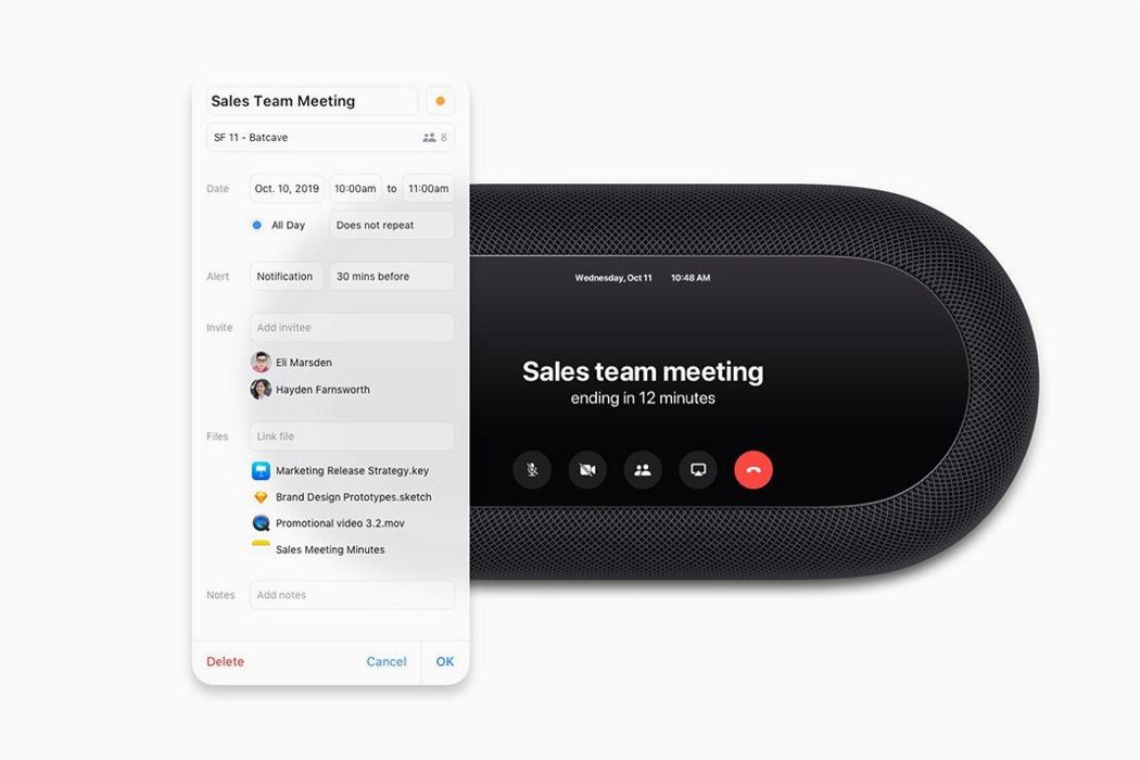 interactive，touch screen，speaker，Apple，HomePod Pro，