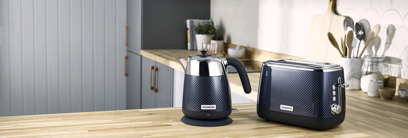 2019 red dot product design award，reddot，Mesmerine Collection，toaster，kettle，kitchen，kenwoodworld，