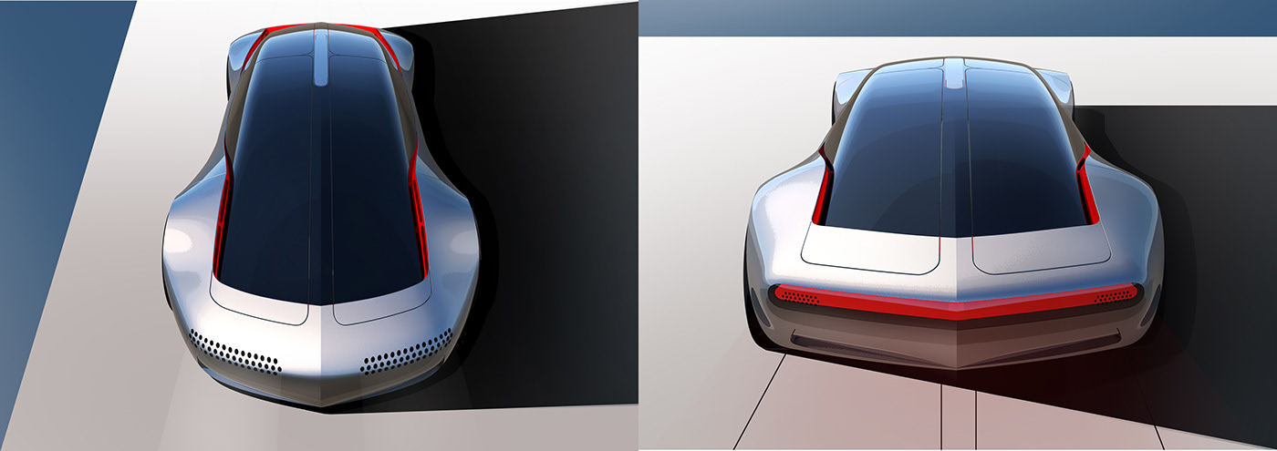 automobile，Hand drawn car，Modeling design，design sketch，