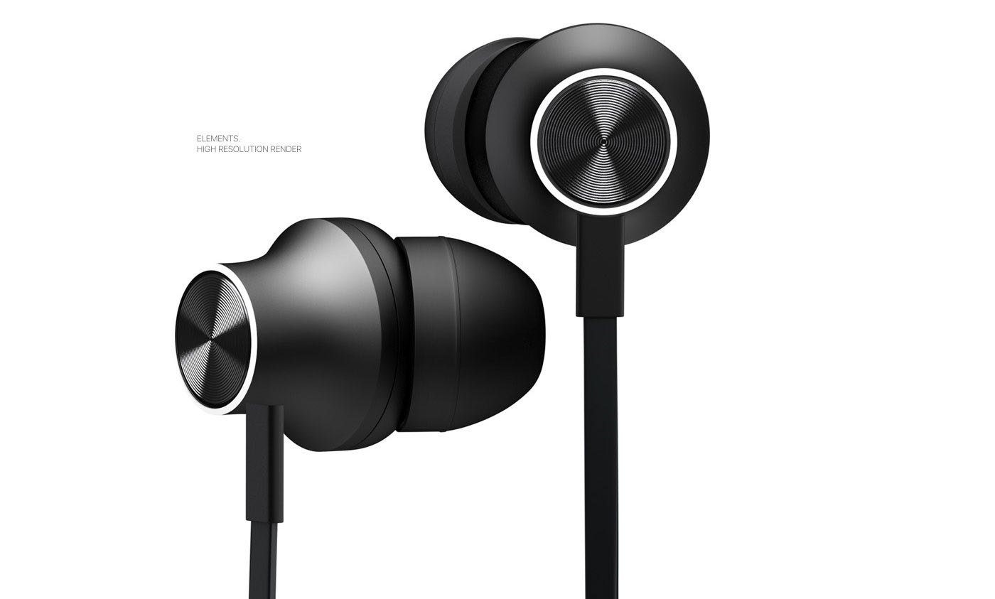 Wireless headset，modeling，texture，Render，