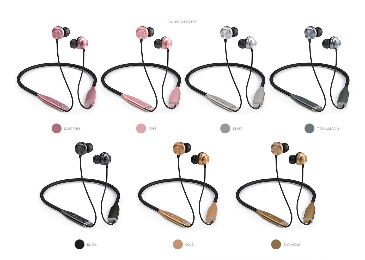 Wireless headset，modeling，texture，Render，