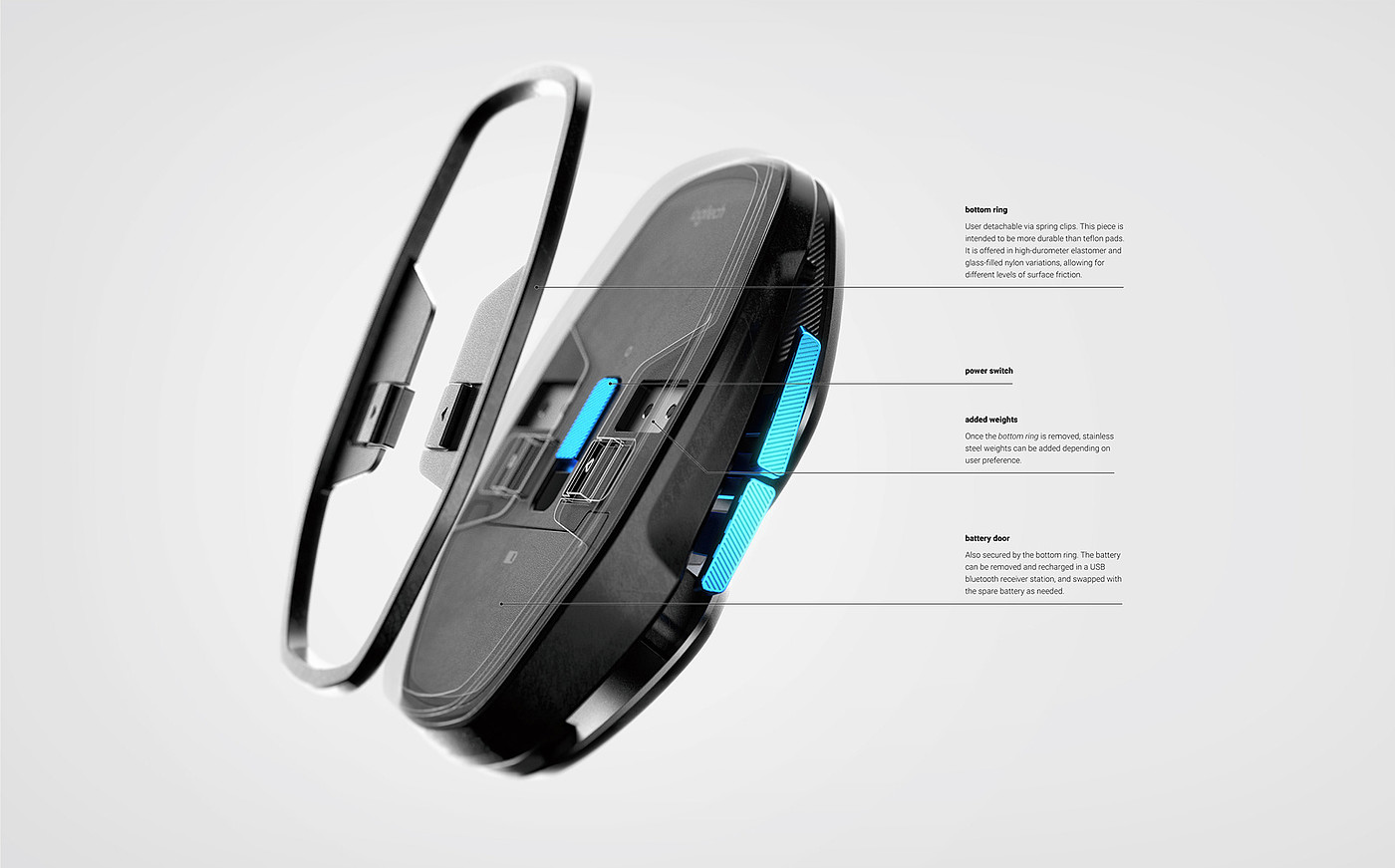 Logitech Salvo，Design，concept，game，mouse，