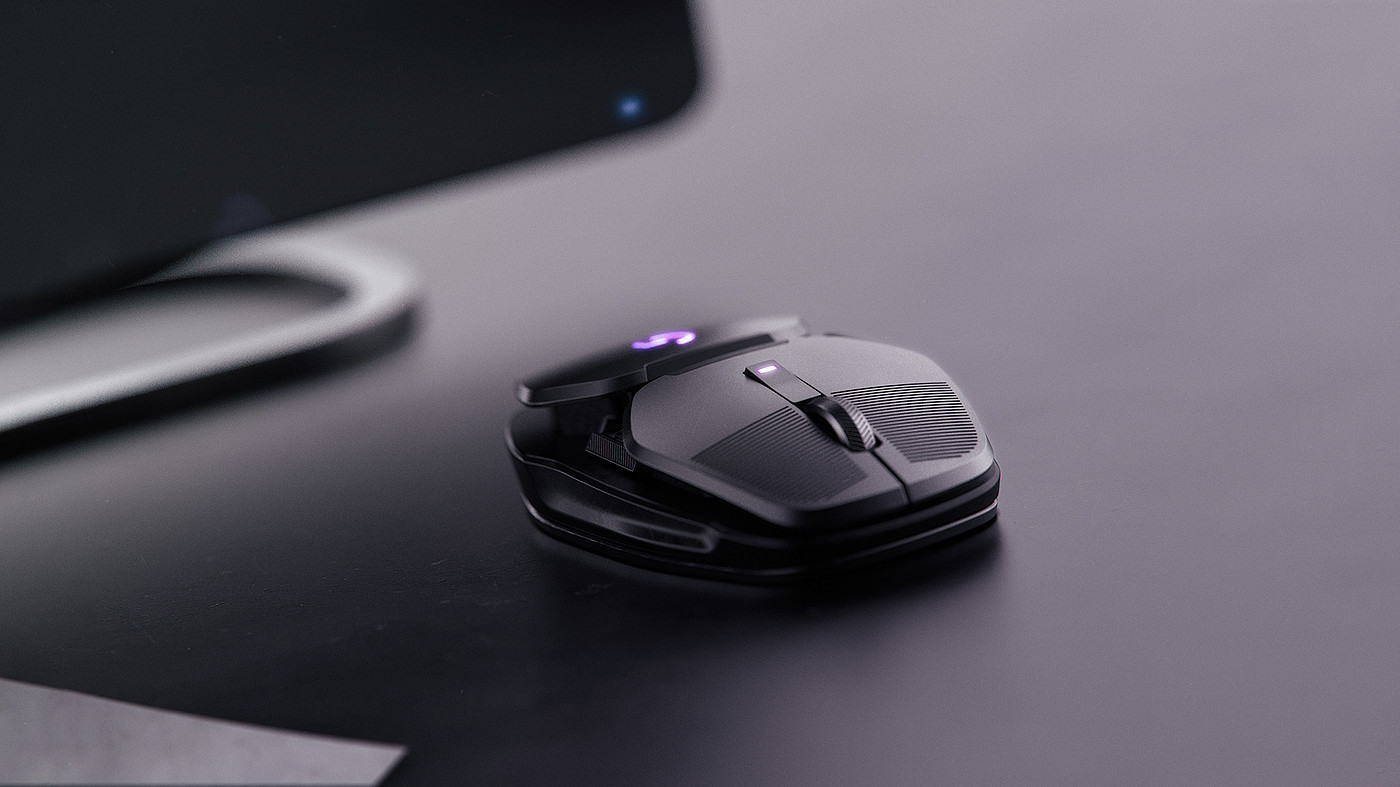 Logitech Salvo，Design，concept，game，mouse，