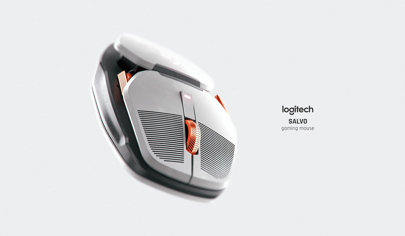 Logitech Salvo，Design，concept，game，mouse，