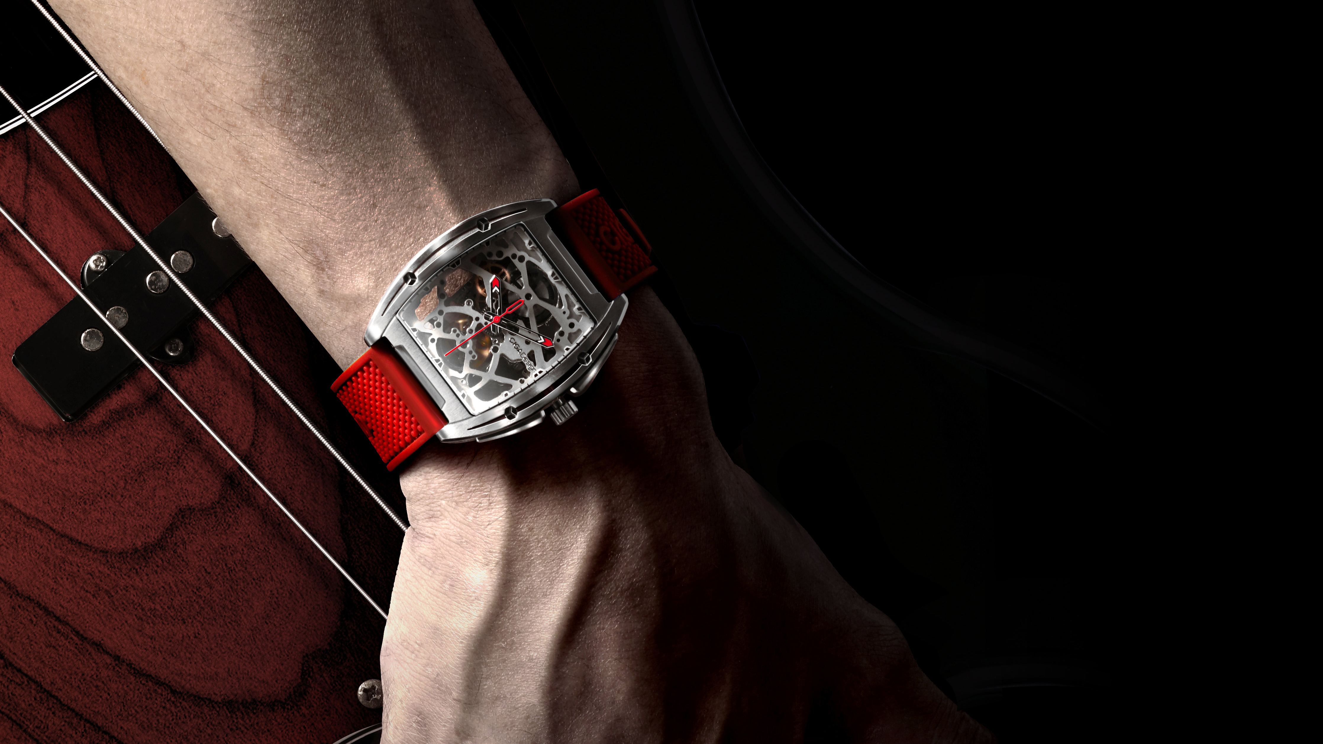 Chinese original design，Mechanical watch，Double sided hollowed out design，