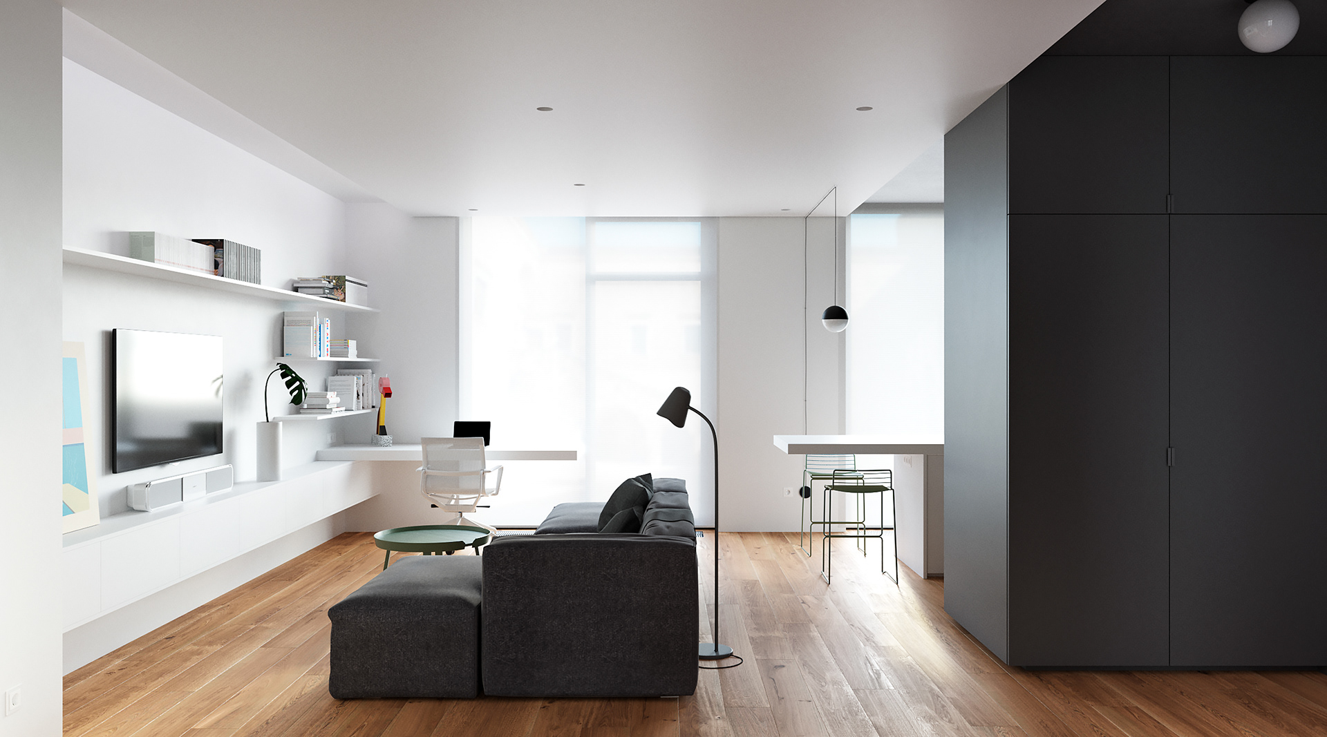 Rybalsky，Architectural design，Interior design，