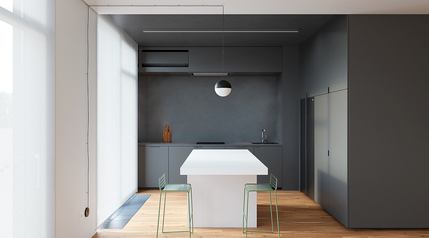 Rybalsky，Architectural design，Interior design，