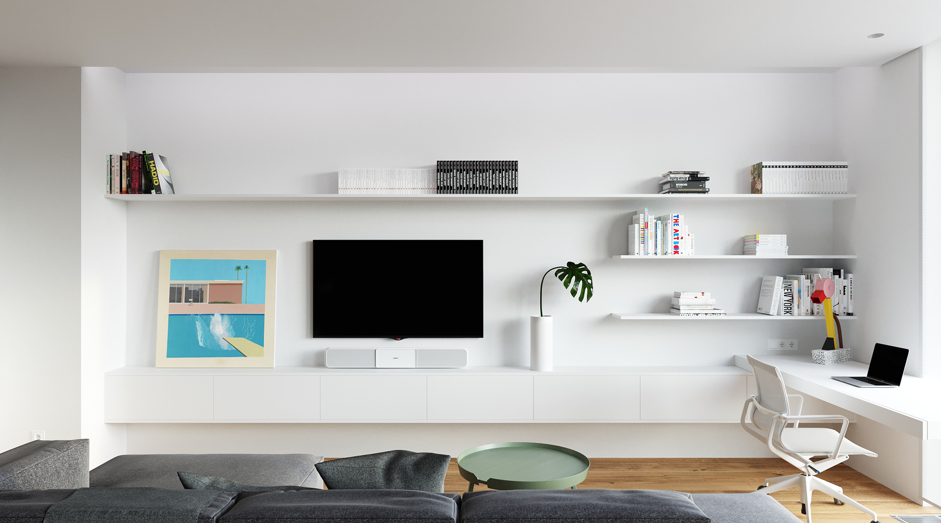 Rybalsky，Architectural design，Interior design，