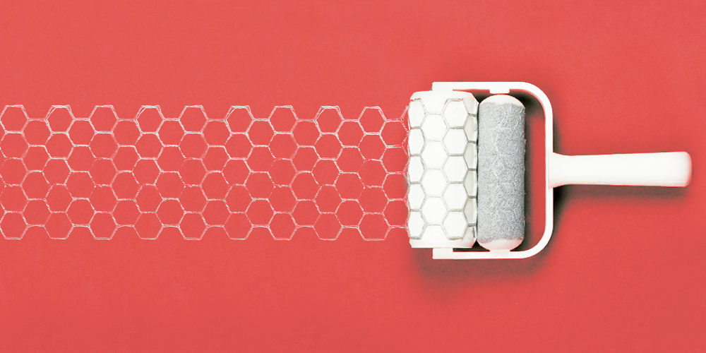 Paint roller，3d，Print，wallpaper，
