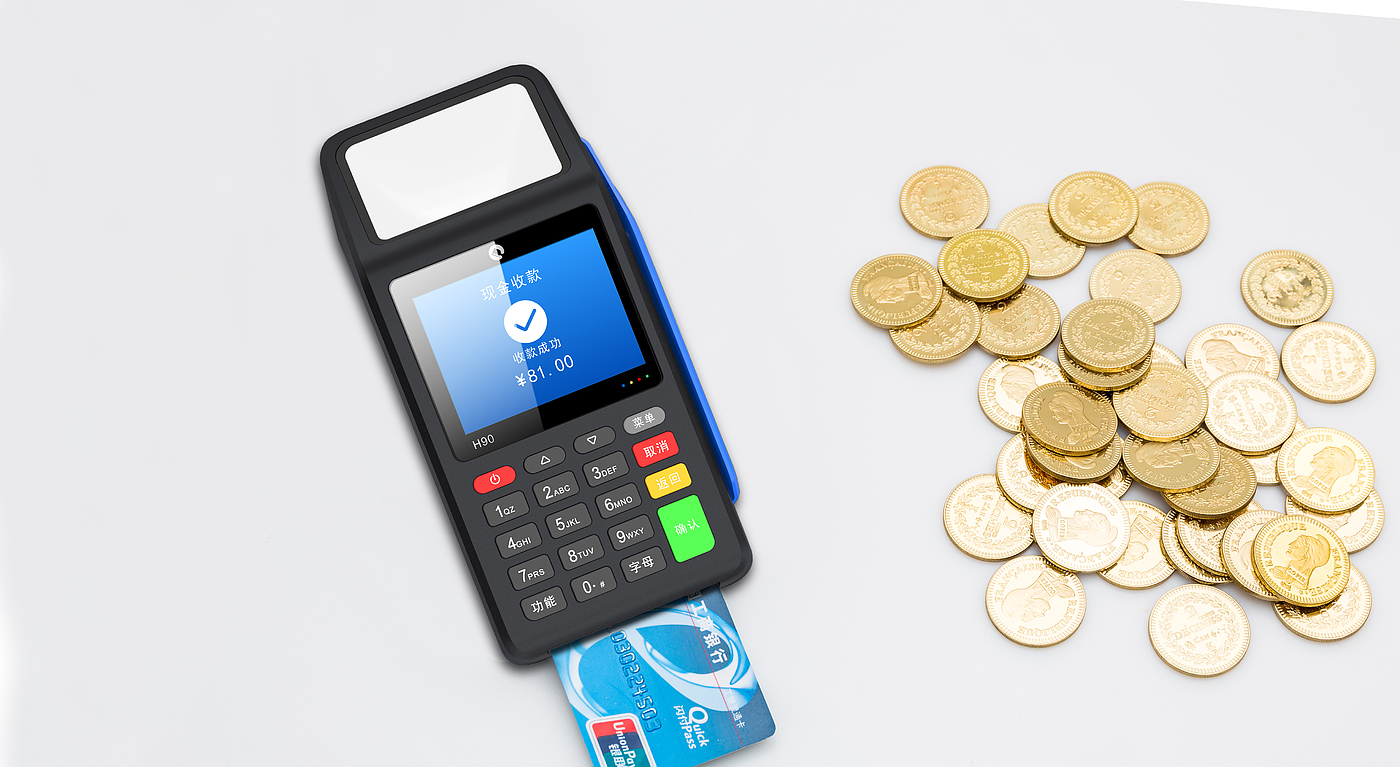 equipment，hold，POS machine，payment，bank，