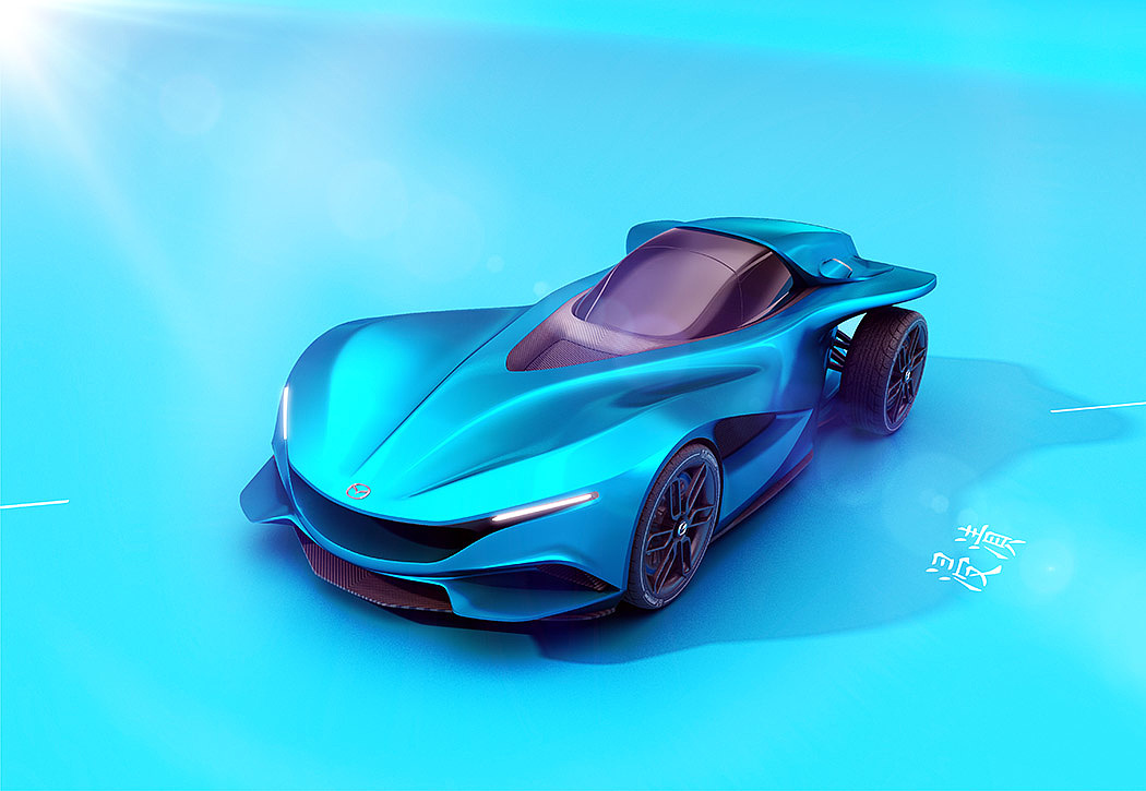 royal blue，Automobile design，mazda，