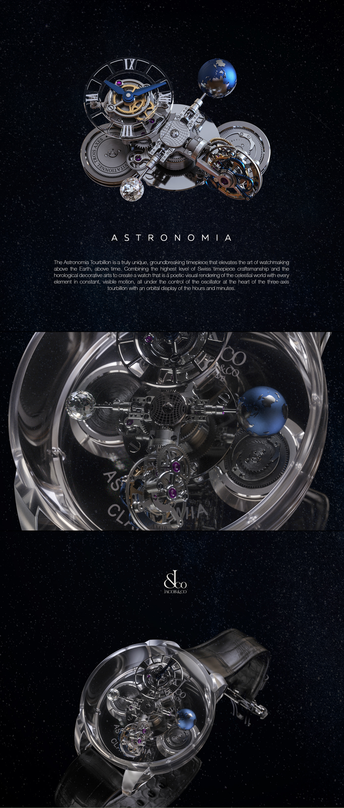 jewelry，Wrist watch，Render，Jewellery，Watch design，