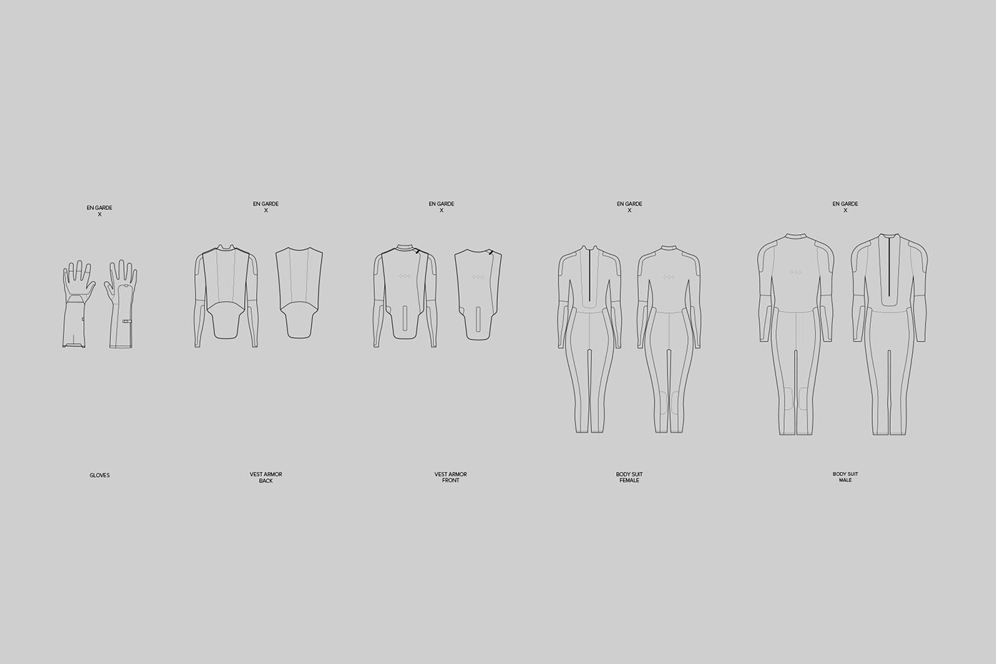 Fencing，clothing design，Athletic Wear，