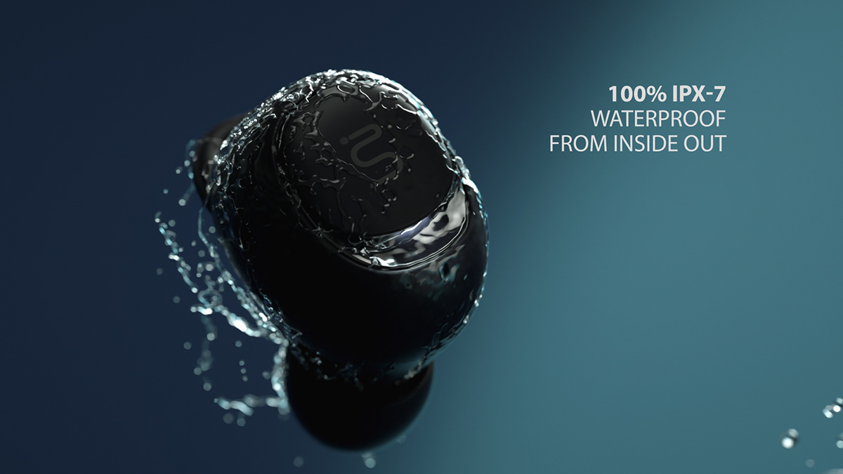 concept，future，Touch ，Wireless charging，waterproof，headset，Uni，