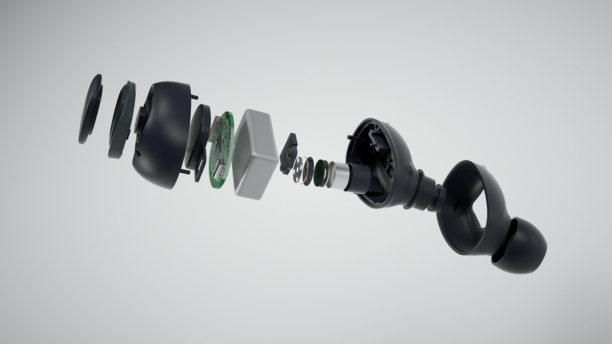 concept，future，Touch ，Wireless charging，waterproof，headset，Uni，