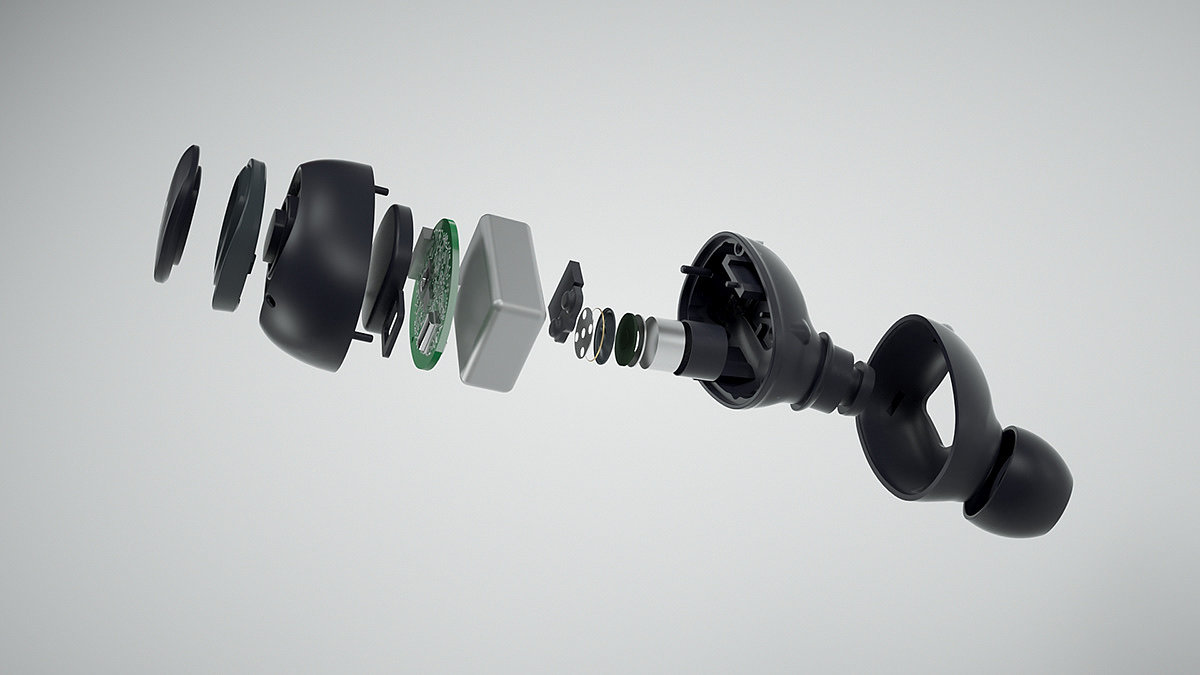 concept，future，Touch ，Wireless charging，waterproof，headset，Uni，
