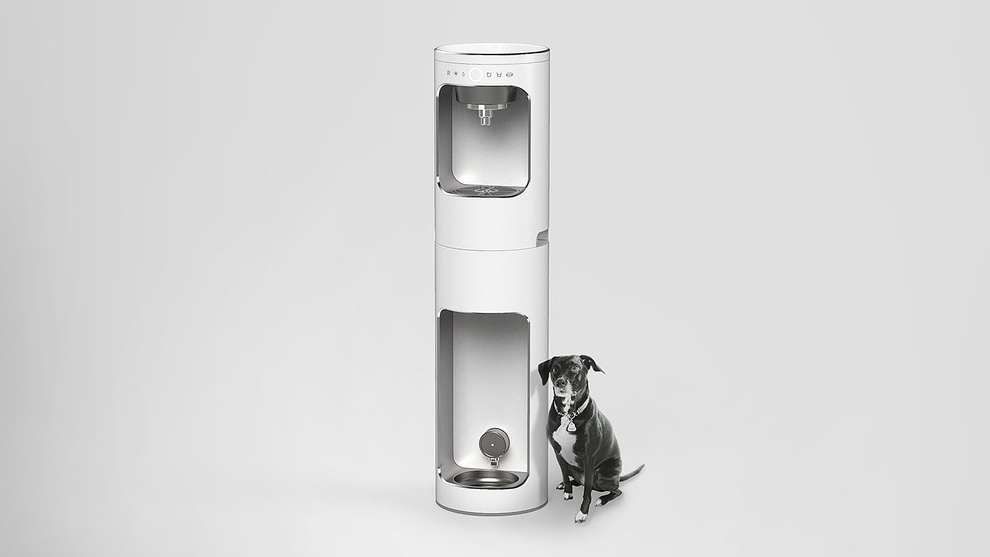 Water purifier，Animal companion，product design，Water dispenser，