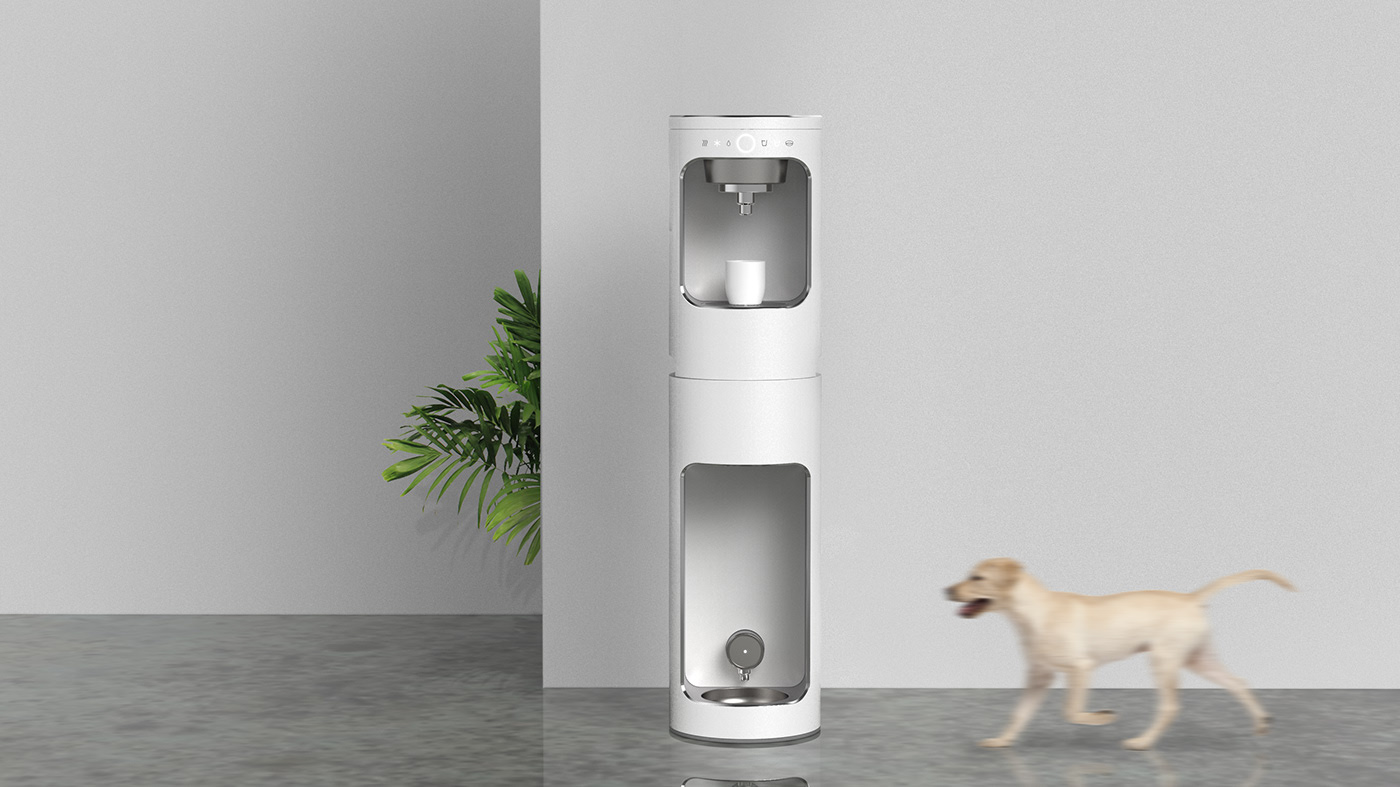 Water purifier，Animal companion，product design，Water dispenser，