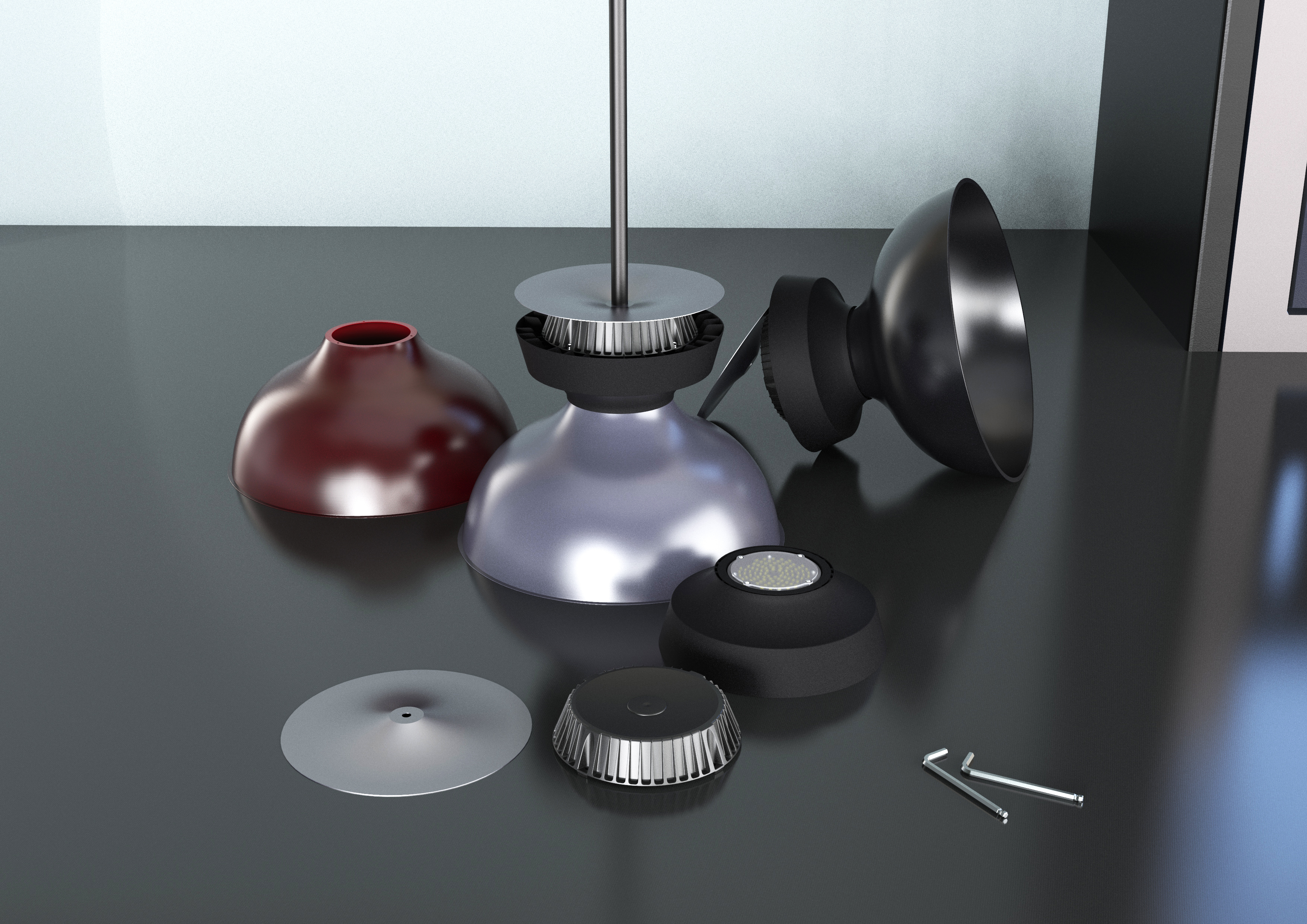 led，lamp，Industrial lighting，