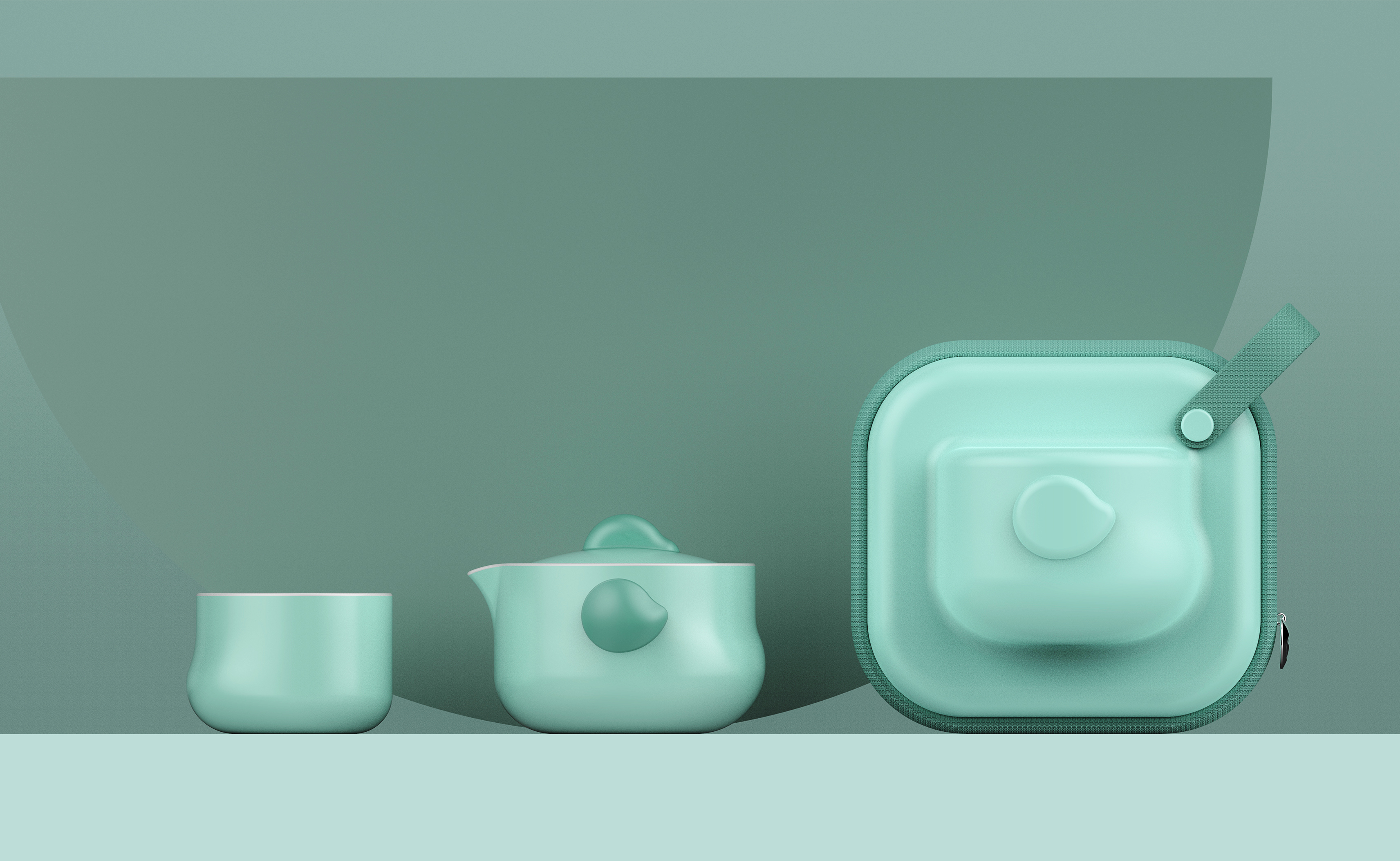 Portable travel pot set，