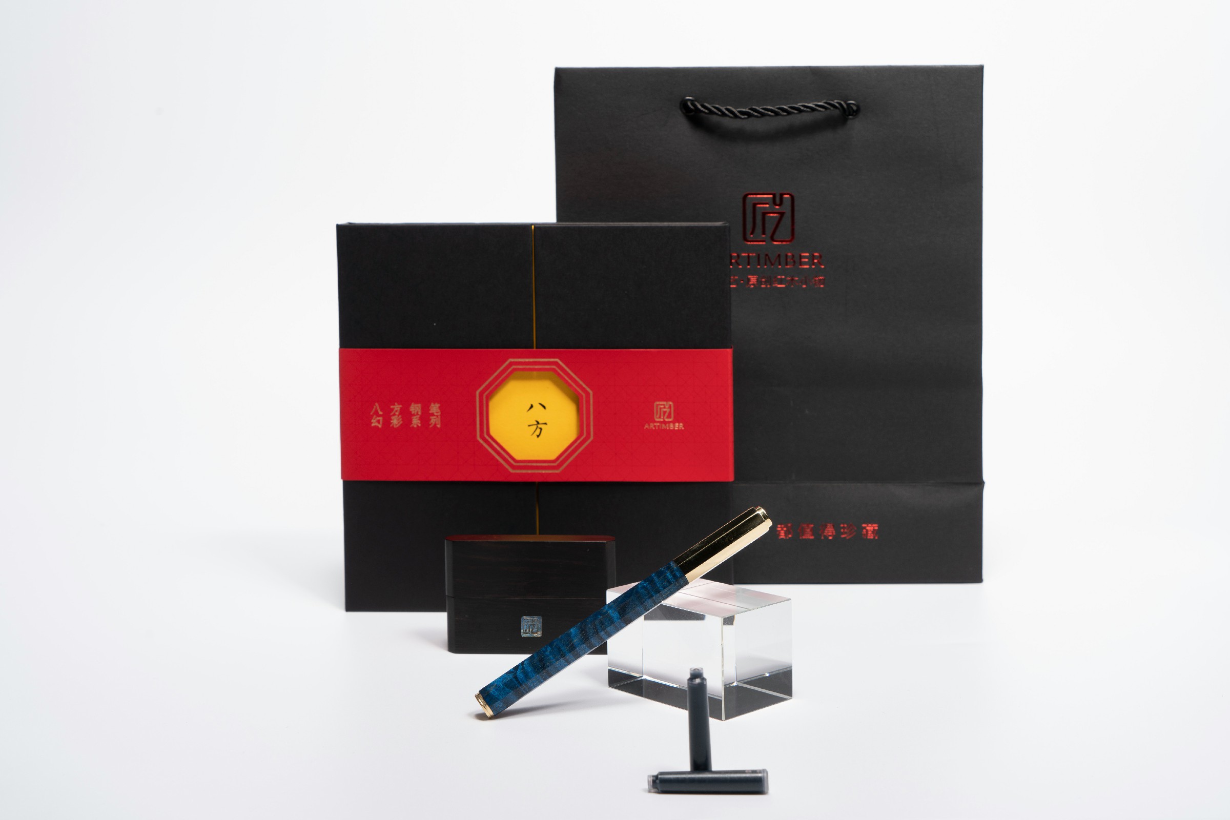 Pen，original，Stationery，Mahogany，Cultural creation，Craftsman，