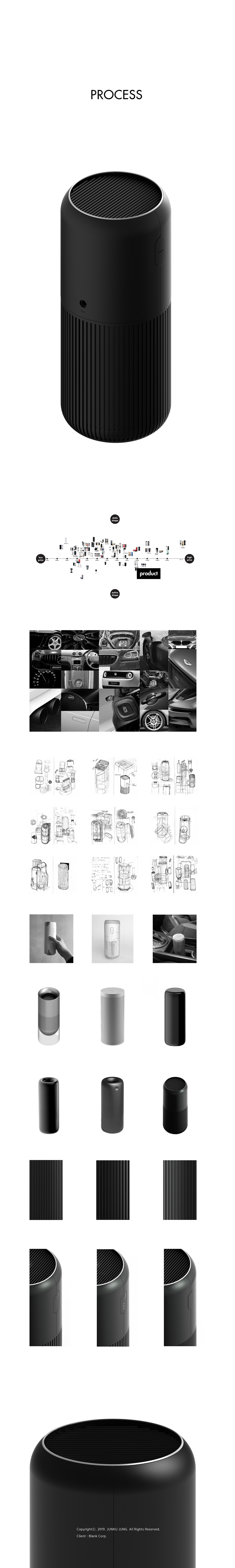 product design，automobile，air cleaner，