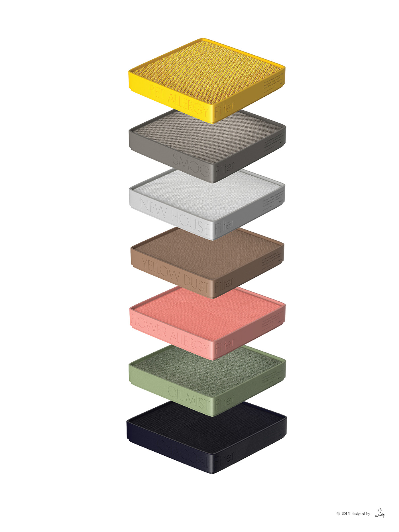 an electric appliance，product design，filter，air cleaner，