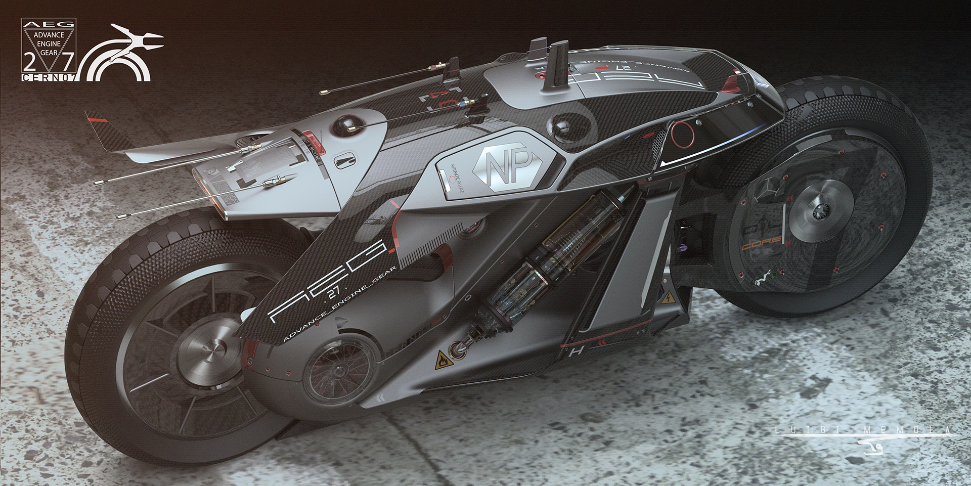 AEG27_CERN07，Design，ninja，motorcycle，