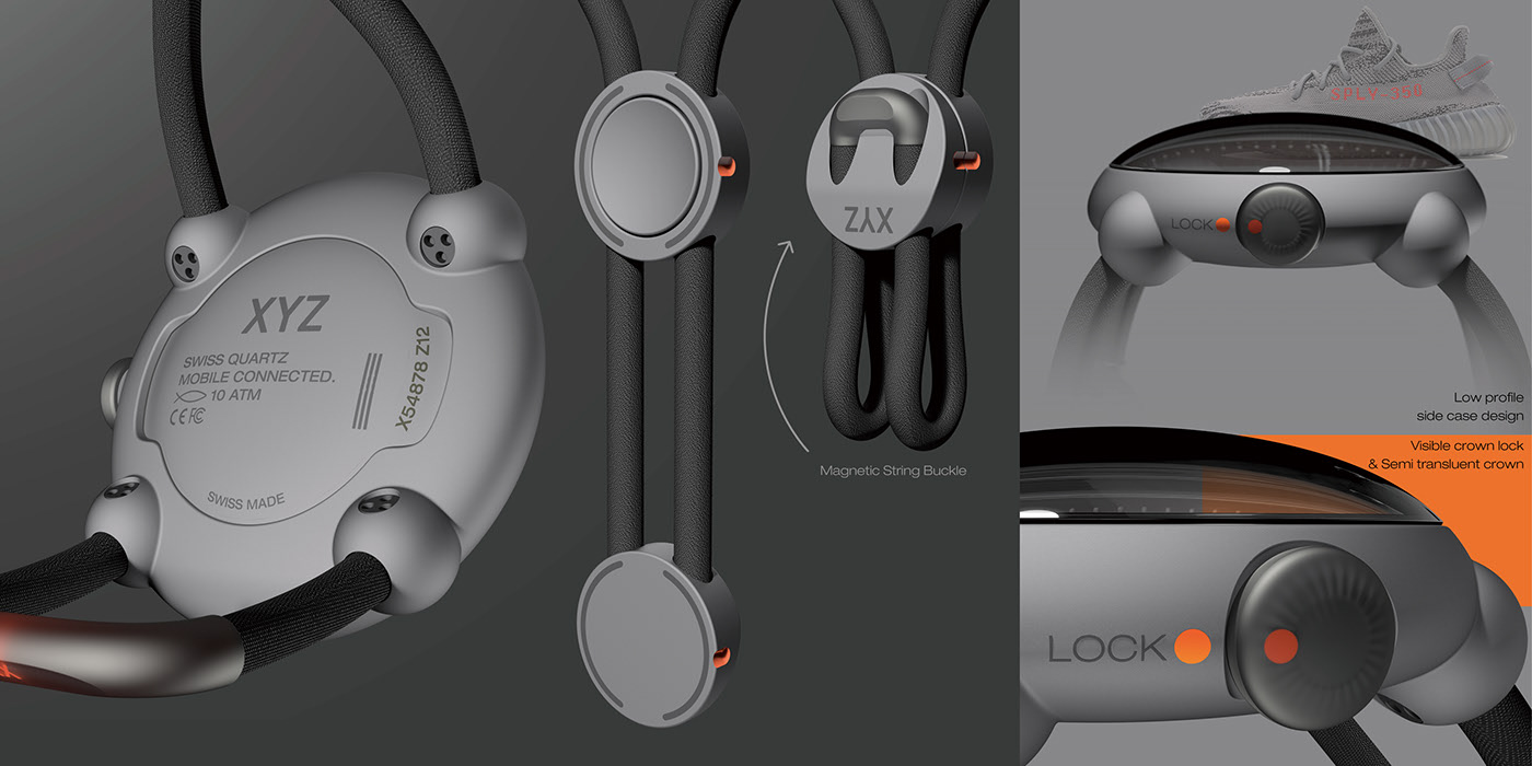 Modeling design，xyz，Yeezyboost 350，Wristwatch，