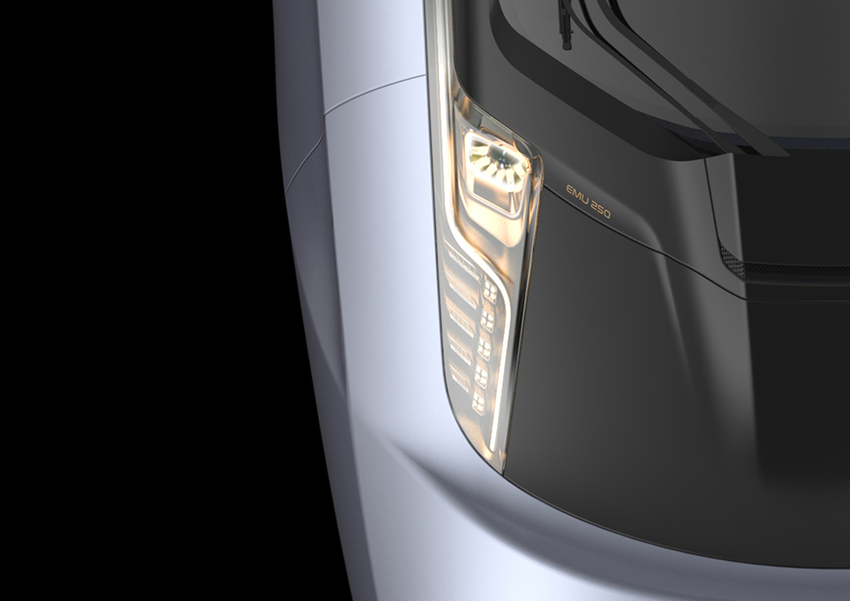 grey，high-speed rail，KORAIL KTX EMU-250，