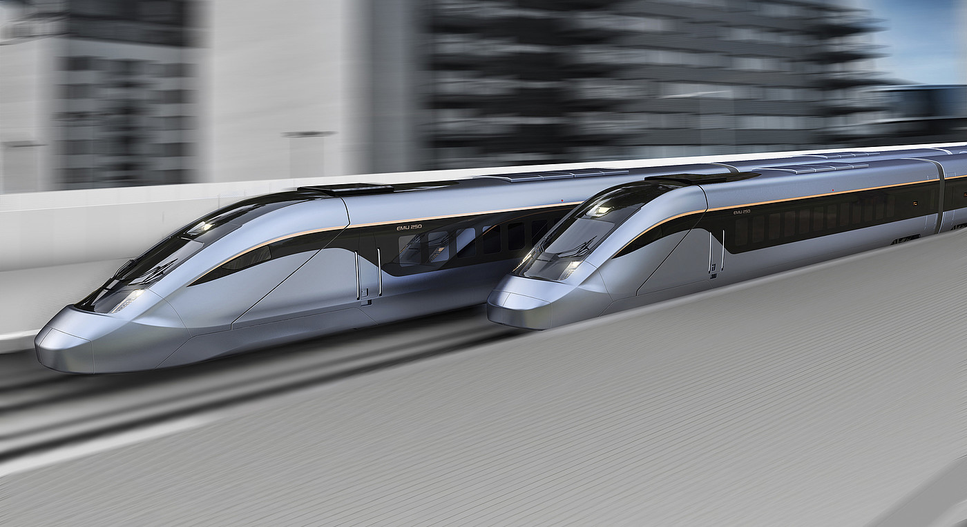 grey，high-speed rail，KORAIL KTX EMU-250，