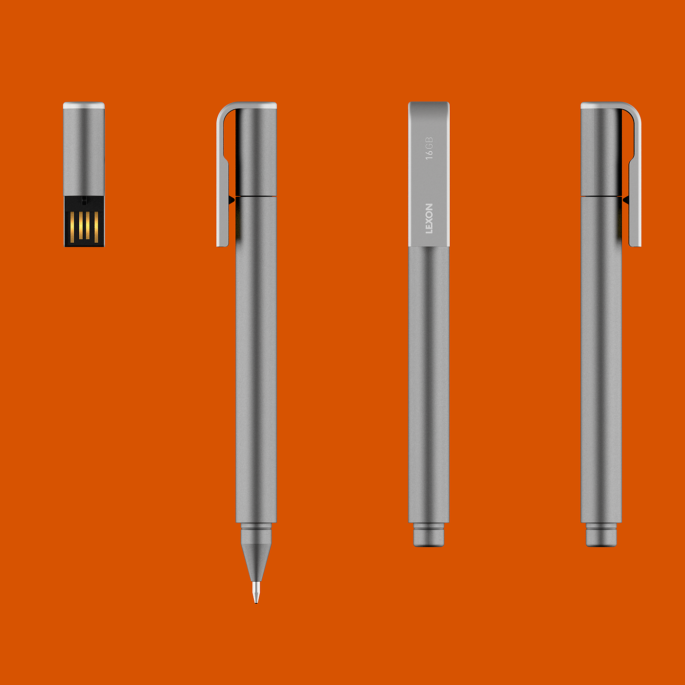 USB Ballpoint Pen，圆珠笔，u盘，