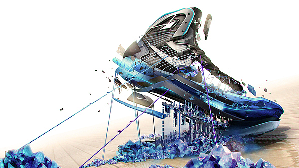 sneakers，wear，outdoors，motion，